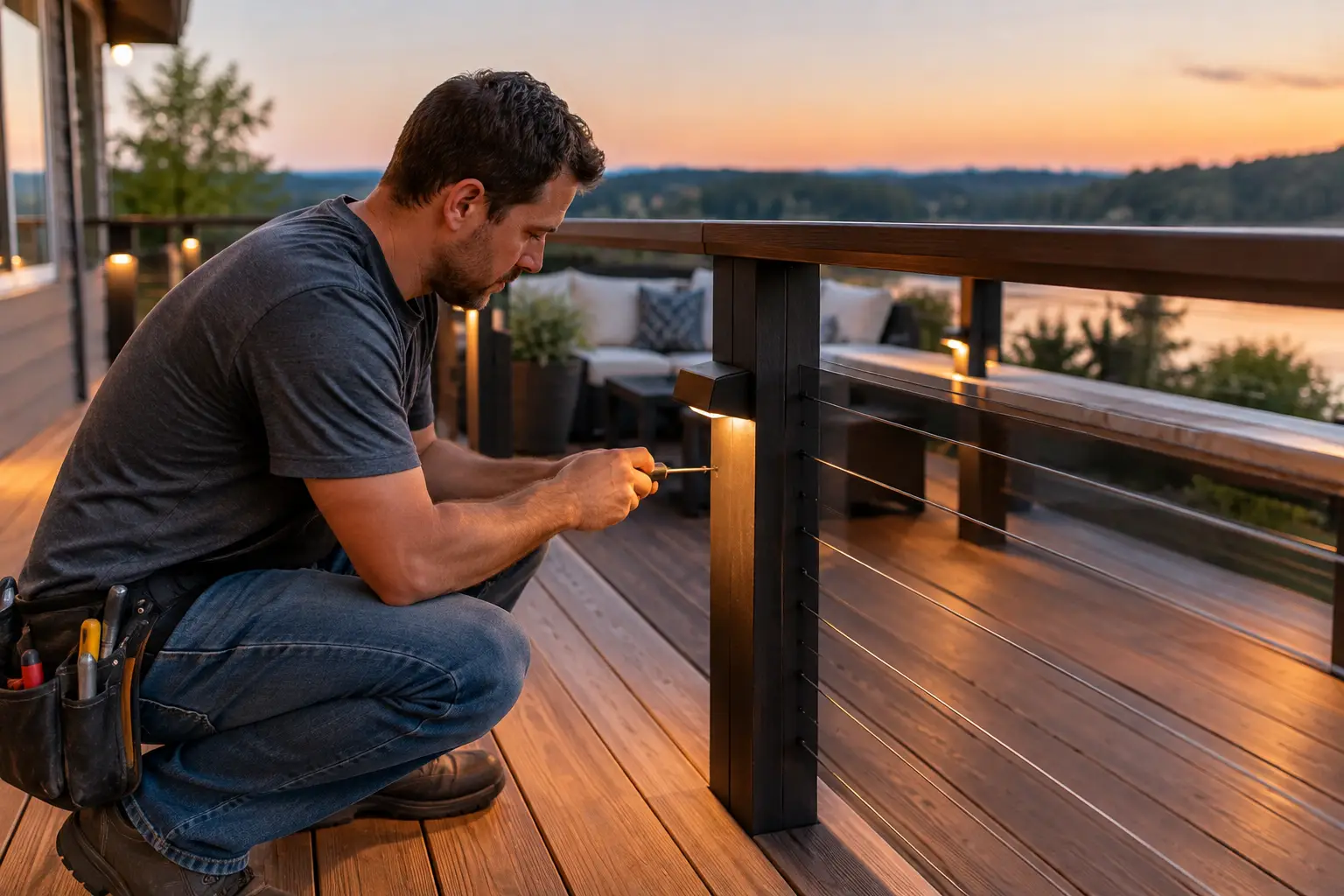 How to Install Deck Lighting for Safer Nights